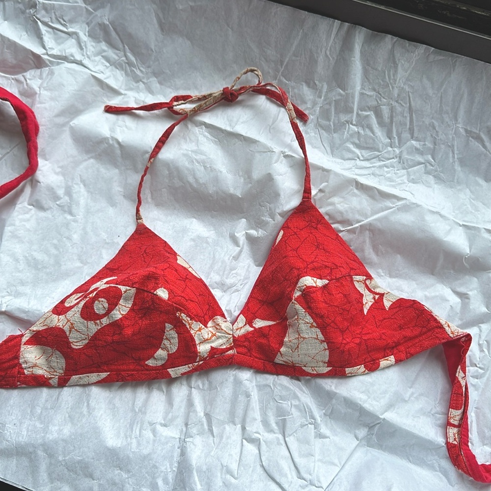 Tiki bikini top, vintage!